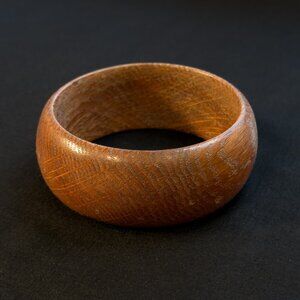Wooden Bangle Warm Hue